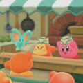 The photo added to Kirby's House after clearing all of Waddle Dee Café: Help Wanted!