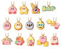 Cookie keychains by Bandai, featuring Kirby with two Star Blocks