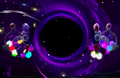 Marx splitting to use his Black Hole attack in Super Smash Bros. Ultimate