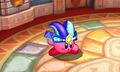 The first teaser screenshot of the Mirror ability in Kirby Battle Royale