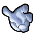 Sticker of Crazy Hand from Kirby: Planet Robobot