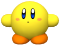 Yellow Kirby from Kirby's Return to Dream Land