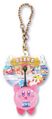 "Osaka / Dotonbori" keychain from the "Kirby's Dream Land: Pukkuri Keychain" merchandise line.