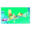 Story Mode credits picture from Kirby Star Allies, featuring Waddle Doo as part of a Friend Bridge