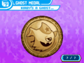 The full Ghost Medal in the Collection Room in Kirby: Squeak Squad
