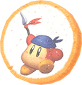Artwork of the Bandana Waddle Dee Character Treat from Kirby's Dream Buffet
