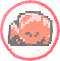Pixel Stone Kirby Character Treat from Kirby's Dream Buffet