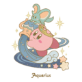 Artwork used for the KIRBY Horoscope Collection merchandise series