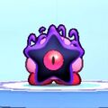 Kirby wearing the Dark Nebula Dress-Up Mask in Kirby's Return to Dream Land Deluxe