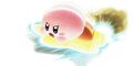Kirby Air Ride (charging up a boost)