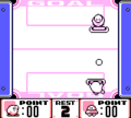 UFO in the Air Hockey bonus game of Kirby's Block Ball