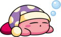Promotional stock artwork of Sleep Kirby