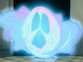 A glowing ghost chases after King Dedede and Escargoon.