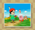 Adeleine joining Kirby's team after being returned to normal