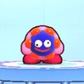 Kirby wearing the Gooey (Mock Matter) Dress-Up Mask in Kirby's Return to Dream Land Deluxe