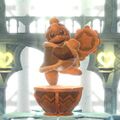 Stone transformation of King Dedede with his tambourine in Kirby Star Allies