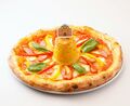 The デデデ大王の山盛りピザ (King Dedede's Mountainous Pizza) Kirby Café dish