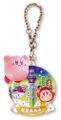 "Osaka / Tsutenkaku" keychain from the "Kirby's Dream Land: Pukkuri Keychain" merchandise line.