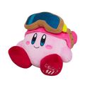 San-ei plush of Kirby with the helmet he wears in the Robobot Armor, created for Kirby's 30th Anniversary