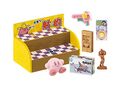 "Shooting Gallery" miniature set from the "Kirby Pupupu Japanese Festival" merchandise line, featuring a stand inspired by Kirby's Dream Course