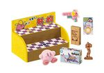 "Shooting Gallery" miniature set from the "Kirby Pupupu Japanese Festival" merchandise line, featuring Quick Draw Kirby