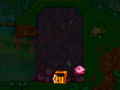 A Kirby uses a Key to open a treasure chest
