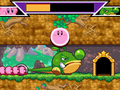 The Kirbys try to pull the Bigger Schnoz out of their path
