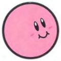 Artwork of Kirby Ball from 'Kirby's Dream Course