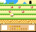 Reaching the end of the stage, past decks of Waddle Dees