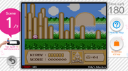 Starting screen for Kirby's Adventure.
