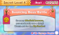 Bouncing Boss Battle secret stage select