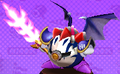 Meta Knight with the Mecha Knight Mask in Kirby Battle Royale