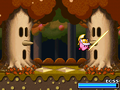Twin Woods being battled in Milky Way Wishes, in Kirby Super Star Ultra