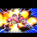 Credits picture of Kirby activating the Robobot Armor
