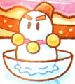 The Chilly ice cream in Kirby: The Strange Sweets Island