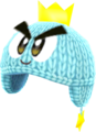 Model of the Prince Fluff Hat from the StreetPass Mii Plaza