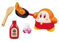 "Chicken rice" miniature set from the "Kirby Kitchen" merchandise line, featuring a Kirby-themed salt shaker