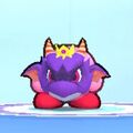 Kirby wearing the Landia EX Dress-Up Mask in Kirby's Return to Dream Land Deluxe