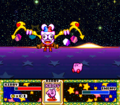 Kirby battling Marx in Kirby Super Star