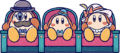 Artwork of a Waddle Dee family