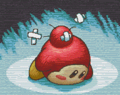 Waddle Dee is defeated