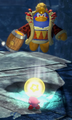 Super Dedede Jump being used in Kirby and the Forgotten Land