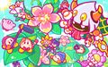 Illustration from the Kirby JP Twitter featuring the People of the Sky