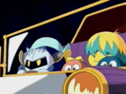 Meta Knight takes the wheel.