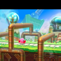 Kirby running in Patched Plains