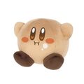 Chocolate Kirby plushie from the "Kirby's Gourmet Festival" merchandise line, by San-ei