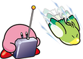 Artwork of Spark + Pitch from Kirby's Dream Land 3