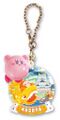 "Nagoya / Gold Shachihoko 3" keychain from the "Kirby's Dream Land: Pukkuri Keychain" merchandise line.