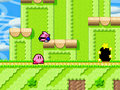 Kirby finding Sir Kibble in Kirby Super Star Ultra
