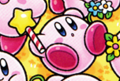Kirby with the Star Rod in Find Kirby!! (Flower Garden)